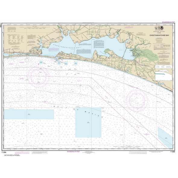 NOAA Chart 11388: Choctawhatchee Bay