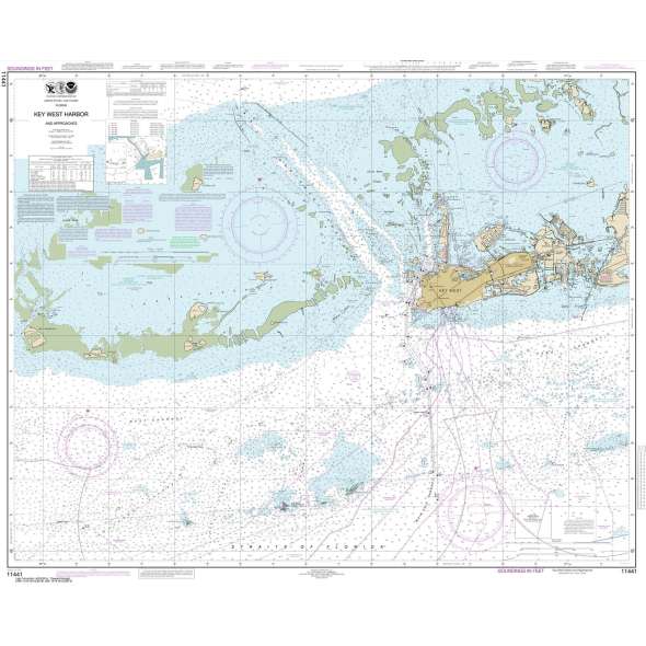 NOAA Chart 11441: Key West Harbor and Approaches