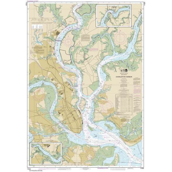 NOAA Chart 11524: Charleston Harbor