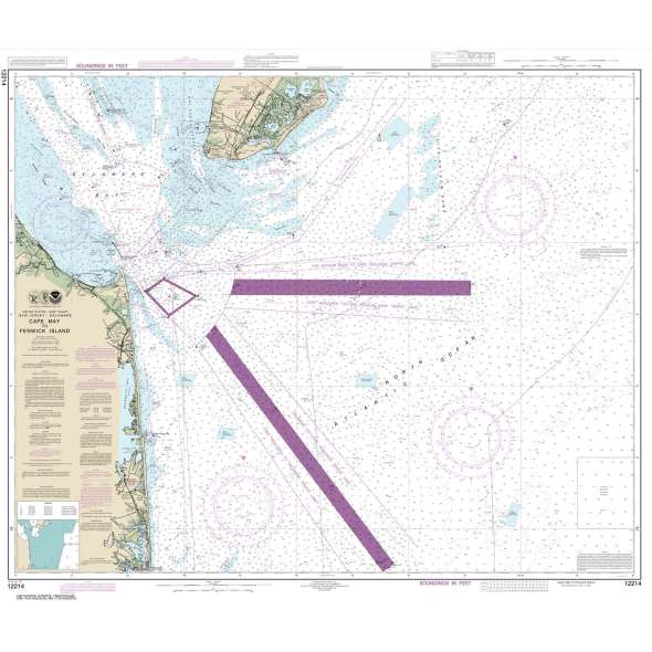 NOAA Chart 12214: Cape May to Fenwick Island