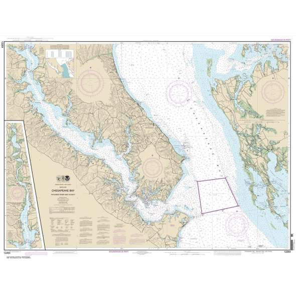 NOAA Chart 12264: Chesapeake Bay Patuxent River and Vicinity