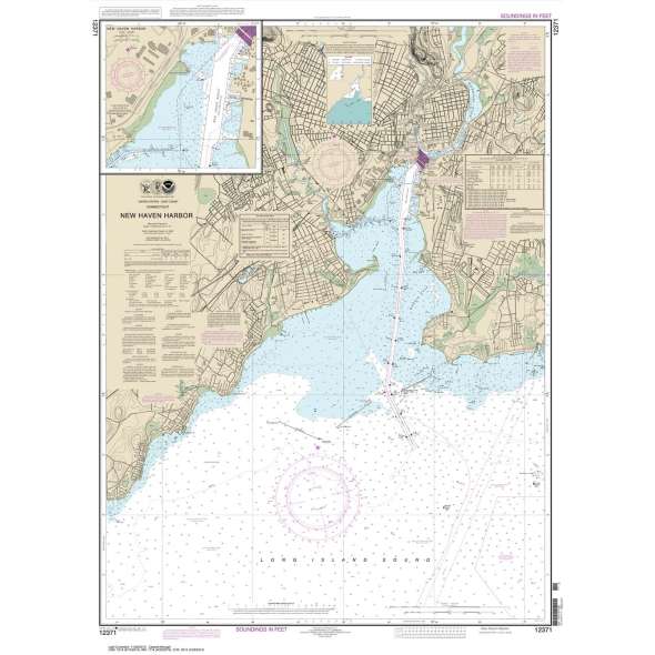 NOAA Chart 12371: New Haven Harbor