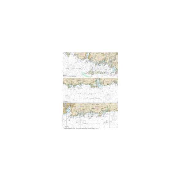NOAA Chart 12372: Long Island Sound-Watch Hill to New Haven Harbor (6 PAGE FOLIO)