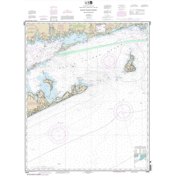 NOAA Chart 13205: Block Island Sound and Approaches