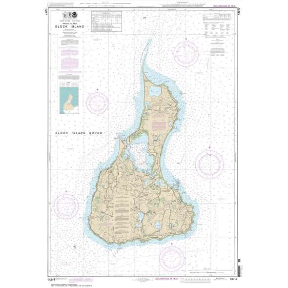 NOAA Chart 13217: Block Island