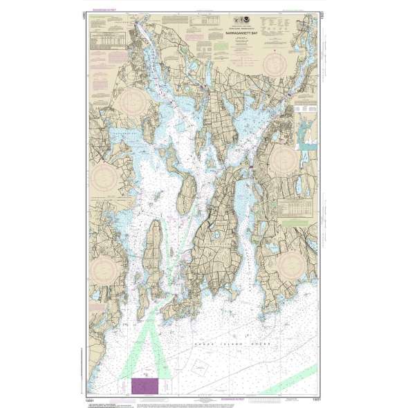 NOAA Chart 13221: Narragansett Bay