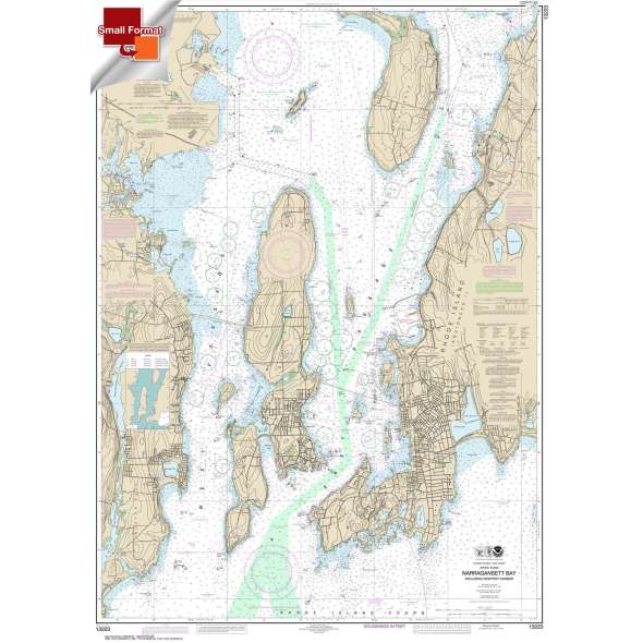 NOAA Chart 13223: Narragansett Bay: Including Newport Harbor