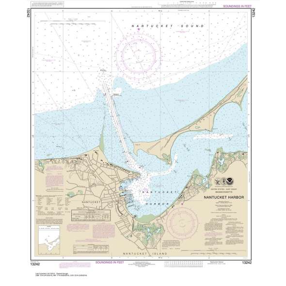 NOAA Chart 13242: Nantucket Harbor