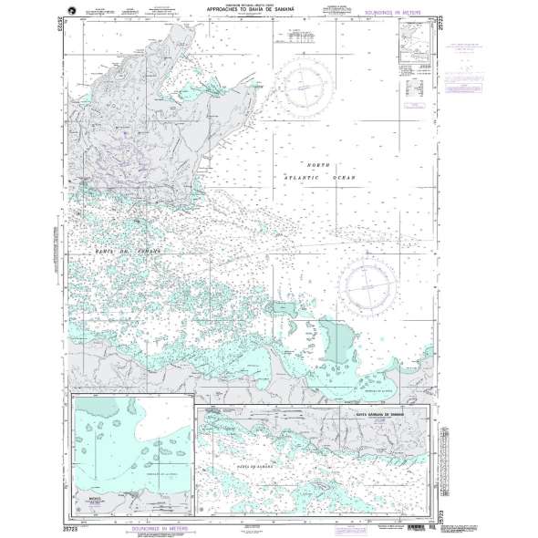NGA Chart 25723: Approaches to Bahia de Samana