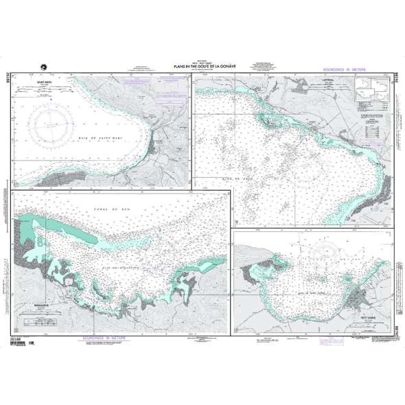 NGA Chart 26188: Plans In The Golfe De La Gonave