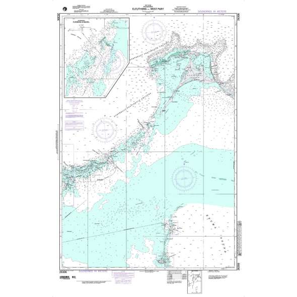 NGA Chart 26306: Eleuthera West Part (Bahamas)