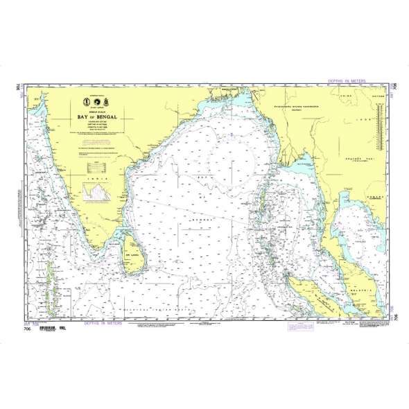 NGA Chart 706: Bay of Bengal [Indian Ocean]