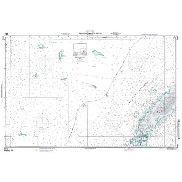 NGA Chart 93046: Mantangule Island to Eran Bay