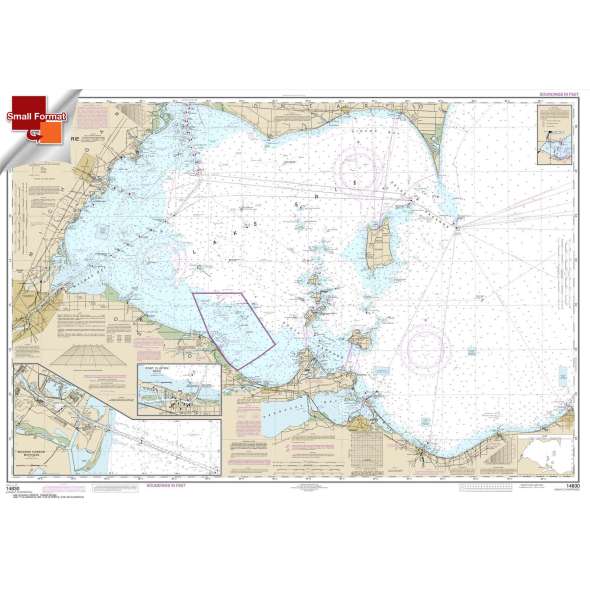 NOAA Chart 14830: West End of Lake Erie