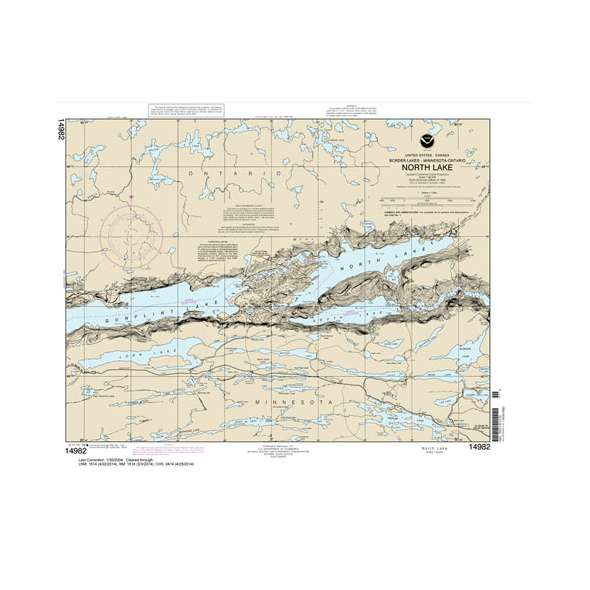 NOAA Chart 14982: North Lake