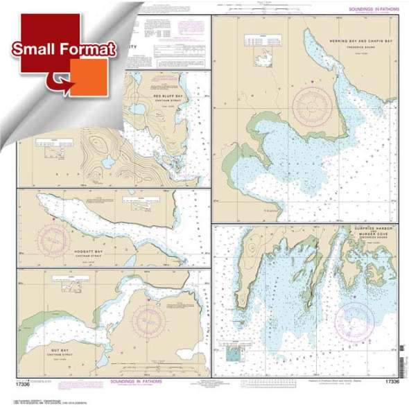 NOAA Chart 17336: Harbors in Chatham Strait and vicinity Gut Bay: Chatham Strait
