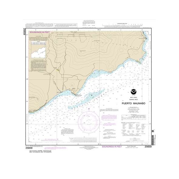 NOAA Chart 25659: Puerto Maunabo