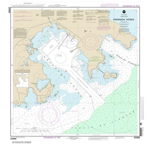 NOAA Chart 25666: Ensenada Honda