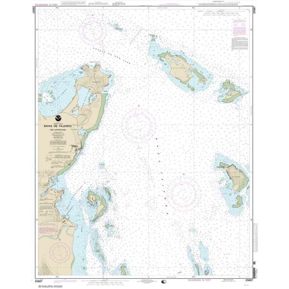 NOAA Chart 25667: Bahia de Fajardo and Approaches