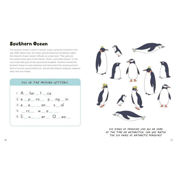 Fun with Oceans and Seas: A Big Activity Book for Kids about Our Wonderful Waters (and Marvelous Marine Life) - Book - Paracay