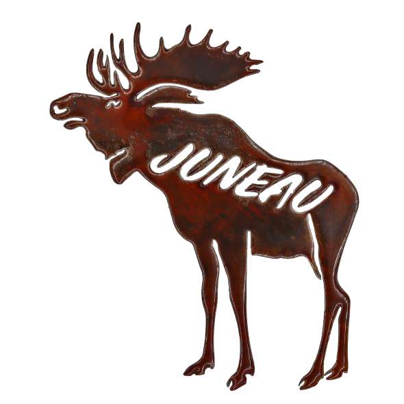 Moose with Juneau - Magnet - Paracay