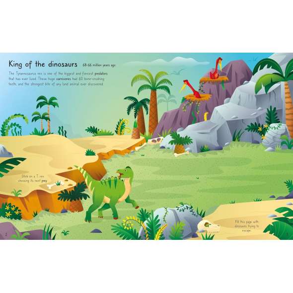 First Sticker Book T. Rex: and Lots of Other Enormous Dinosaurs - Book - Paracay