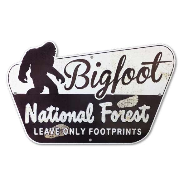 Bigfoot National Forest - Metal Sign - Paracay