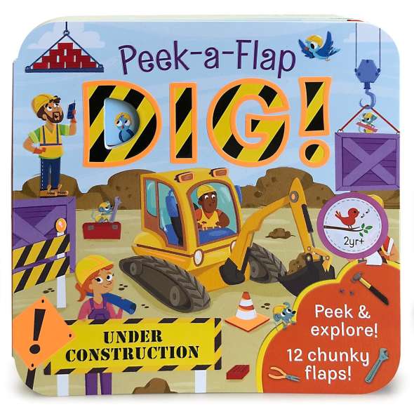 Peek-A-Flap Dig! - Book - Paracay