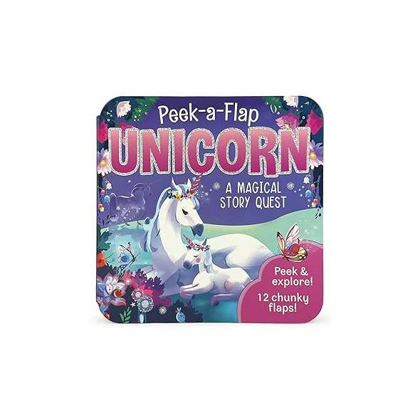 Peek-a-Flap Unicorn - Book - Paracay