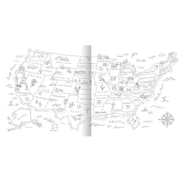 Road Trip! Coloring Book - Book - Paracay