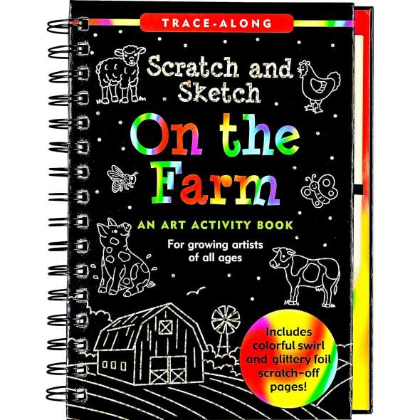 Scratch & Sketch On The Farm - Book - Paracay