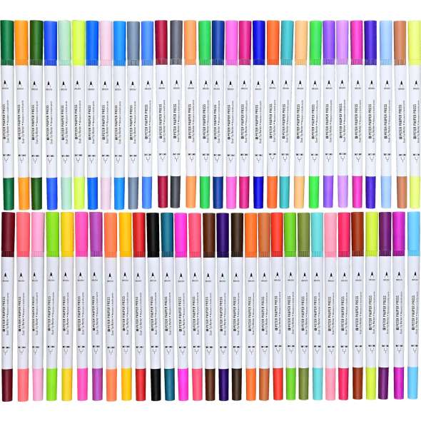 Studio Series Dual-Tip Coloring Markers (set of 60) - Book - Paracay