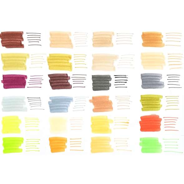Studio Series Skin Tone Dual-tip Markers - 24 colors - Paracay