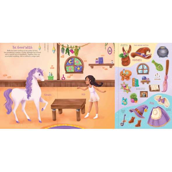 Unicorns Sticker Doll Dress-Up Book - Book - Paracay