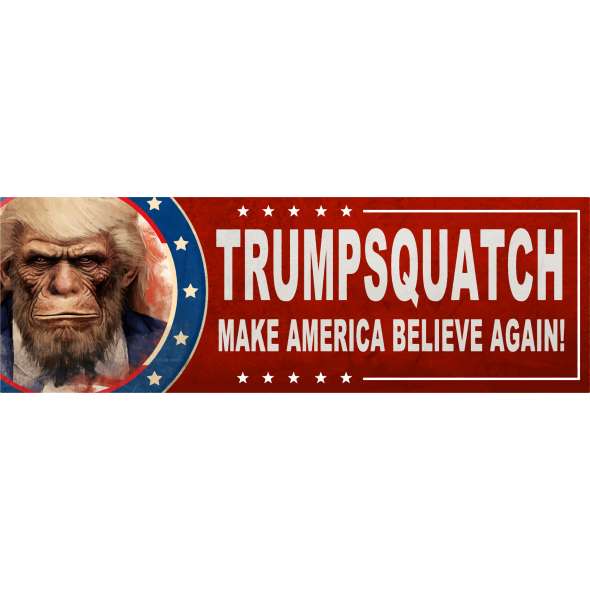 Trumpsquatch - Vinyl Bumper Sticker - Paracay