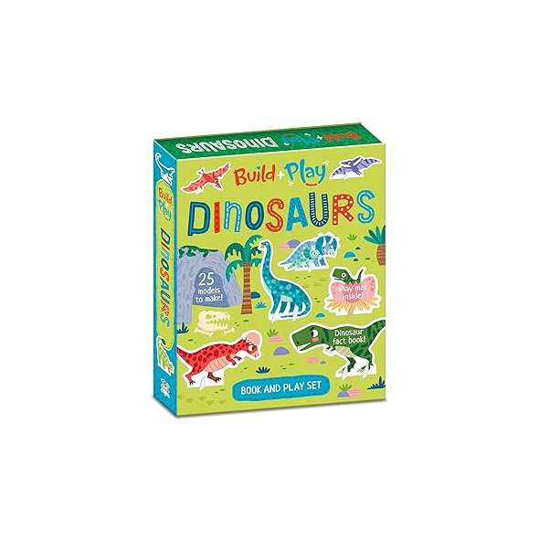 Build And Play Dinosaurs - Book - Paracay