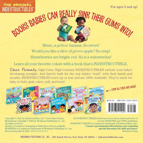 Indestructibles: Taste The Fruit!Â  - Book - Paracay