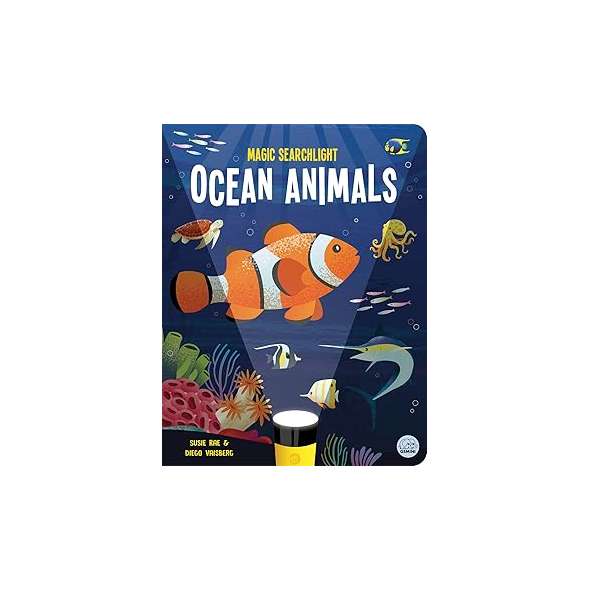 Magic Searchlight - Ocean Animals - Book - Paracay