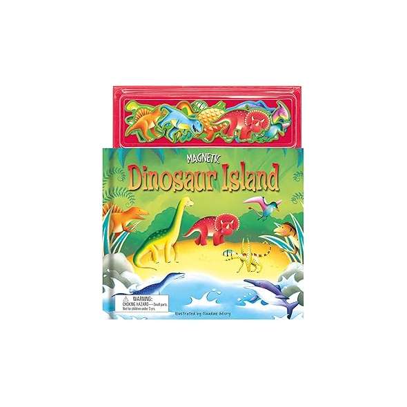 Magnetic Dinosaur Island - Book - Paracay