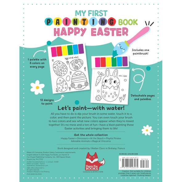 My First Painting Book: Happy Easter - Book - Paracay