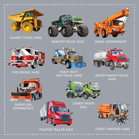 My Sticker Paintings: Trucks - Book - Paracay