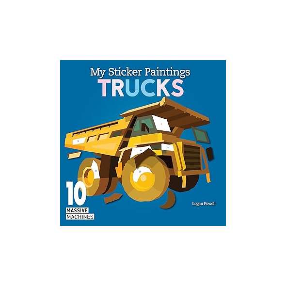 My Sticker Paintings: Trucks - Book - Paracay