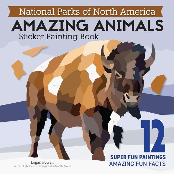 National Parks of North America Amazing Animals - Sticker Book - Paracay
