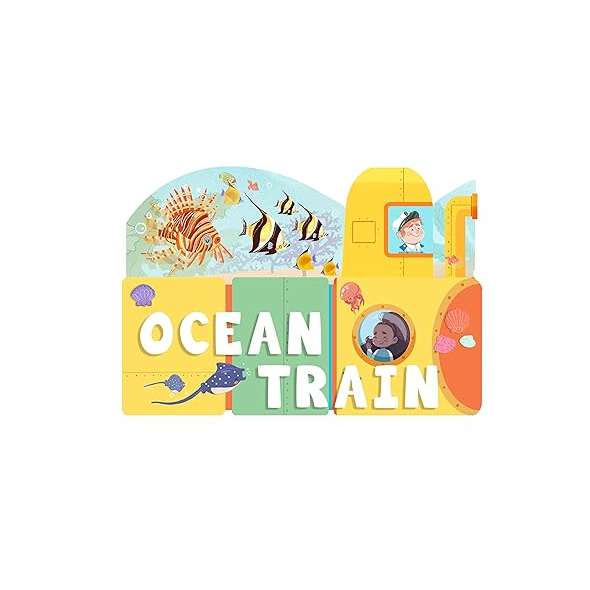 Ocean Train:Activity Board Book - Book - Paracay