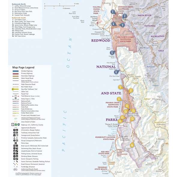 Redwood National and State Parks Day Hikes - Book - Paracay