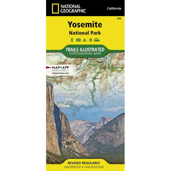 Yosemite National Park Map - Book - Paracay