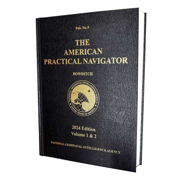 2024 American Practical Navigator - Bowditch - Volumes 1 & 2 - Hardcover Book - Paracay