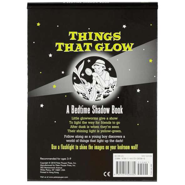 Things That Glow Bedtime Shadow Book - Paracay
