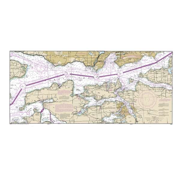 HISTORICAL NOAA Chart 18445: Puget Sound-Possession Sound to Olympia including Hood Canal (6 PAGE FOLIO) - Paracay