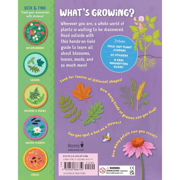 Backpack Explorer: Discovering Plants And Flowers - Book - Paracay
